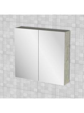 Κρεμαστός Καθρέπτης Μπάνιου Arlene με 2 ντουλάπια 71x14x65cm FIL-000765MIRROR