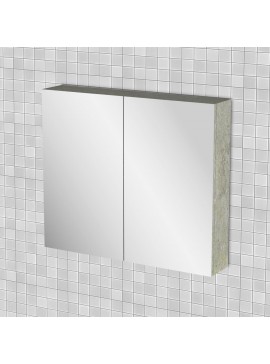 Κρεμαστός Καθρέπτης Μπάνιου Arlene με 2 ντουλάπια 76x14x65cm FIL-000766MIRROR