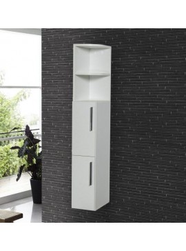 ΓΩΝΙΑΚΗ ΣΤΗΛΗ ALON 3 Λευκό 20 cm 3CAL020WH3 με 2 πόρτες, 20x33x136  3CAL020WH3