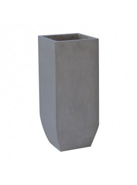 WOODWELL Ε6300,AFLOWER POT-1  Cement Grey 25x25x60cm 25x25x60cm Ε6300,A