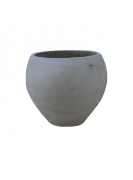 WOODWELL Ε6304,BFLOWER POT-5 Cement Grey Φ43x32cm Φ43x32cm Ε6304,B