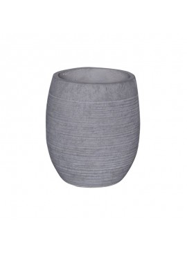 WOODWELL FLOWER POT-8 Απόχρωση Light Grey Wash Φ25x28cm Ε6307,Α