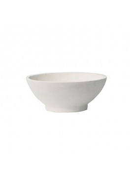 WOODWELL Ε6308,ΑFLOWER POT-9 Απόχρωση Milk White Φ45x18cm Ε6308,Α