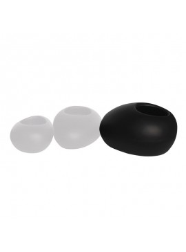 WOODWELL Ε6320,C2FLOWER POT-ROCK 56x43x29cm, Cement Απόχρωση Black 56x43x29cm Ε6320,C2