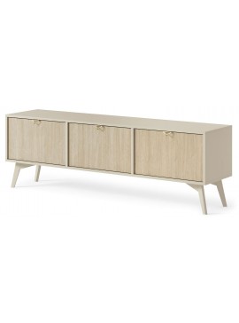 Lh-homefurniture Έπιπλο τηλεόρασης Forest μπεζ 159x52x38cm P_FRST_TV