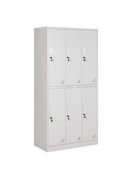 Intrahome ΦΟΡΙΑΜΟΣ ΜΕΤΑΛΛΙΚΟΣ SCASABLANCAINCASABLANCALTCASABLANCAIE-IRMCASABLANCA .11 6 ΝΤΟΥΛΑΠΑΚΙΑ ΜΕ ΚΛΕΙΔΑΡΙΕΣ-ΓΚΡΙ 90x45x185Υεκ. intraho-1633161