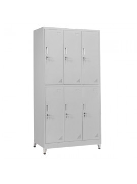 Intrahome ΦΟΡΙΑΜΟΣ ΜΕΤΑΛΛΙΚΟΣ SCASABLANCAINCASABLANCALTCASABLANCAIE-IRMCASABLANCA ΜΕ ΠΟΔΙΑ-6 ΝΤΟΥΛΑΠΙΑ ΓΚΡΙ 90x45x195Υεκ. intraho-0007901