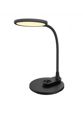 ΦΩΤΙΣΤΙΚΟ ΓΡΑΦΕΙΟΥ LED BLAIN HM4459.02 ΜΑΥΡΟ ABS & ΣΙΛΙΚΟΝΗ 17x26,6x34,5Υ εκ.