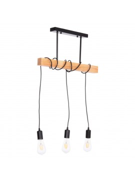 ΦΩΤΙΣΤΙΚΟ ΟΡΟΦΗΣ 3-ΦΩΤΟ VOLKS HM4658 ΜΕΤΑΛΛΟ-ΞΥΛΟ 49,5x5x134,5Υεκ.