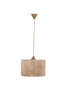 ΦΩΤΙΣΤΙΚΟ ΟΡΟΦΗΣ ΕΣΩΤΕΡΙΚΟΥ ΧΩΡΟΥ ΚΡΕΜΑΣΤΟ HM7368 ΑΠΟ ΞΥΛΟ ΚΑΙ BAMBOO ΦΥΣΙΚΟ 30x30x70Υεκ.