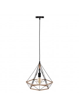 ΦΩΤΙΣΤΙΚΟ ΟΡΟΦΗΣ ΚΡΕΜΑΣΤΟ HM4062 ΜΕΤΑΛΛΟ ΜΑΥΡΟ-ΣΧΟΙΝΙ 33x37x128Υεκ.