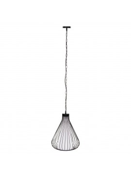 ΦΩΤΙΣΤΙΚΟ ΟΡΟΦΗΣ ΚΡΕΜΑΣΤΟ HM4074 ΜΕΤΑΛΛΙΚΟ ΜΑΥΡΟ ΚΑΠΕΛΟ Φ33x43-141Yεκ.