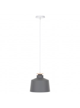 ΦΩΤΙΣΤΙΚΟ ΟΡΟΦΗΣ ΚΡΕΜΑΣΤΟ HM4158.03 ΓΚΡΙ ΚΑΠΕΛΟ ΑΛΟΥΜΙΝΙΟΥ Φ30x123,5Υεκ