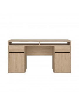 Insi Function Plus γραφείο με 2 ντουλάπια και 2 συρτάρια 149x48x77,4εκ. Jackson Hickory  0111.TV90 