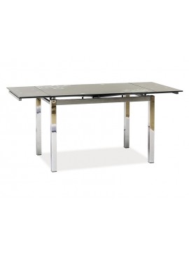 ΤΡΑΠΕΖΙ GD017 ΓΚΡΙ / ΧΡΩΜΙΟ 110 (170) x74 DIOMMI GD017S DIOMMI-80-1769