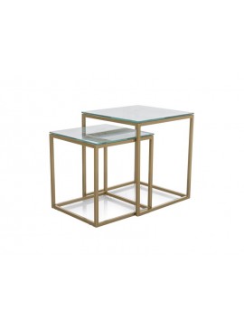 ŁAWA GLORIA II BIAŁY EFEKT MARMURU/ZŁOTY (ZESTAW) DIOMMI-80-3634