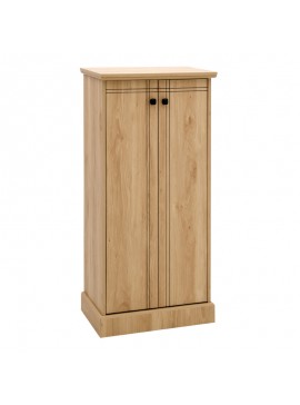 Παπουτσοθήκη - ντουλάπι Brady Megapap 24 ζεύγων χρώμα sonoma 60x38x124εκ. GP006-0027