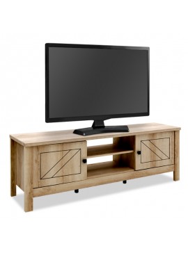 Έπιπλο τηλεόρασης Maddox Megapap σε χρώμα castillo - oak 150x40x51εκ. GP006-0032