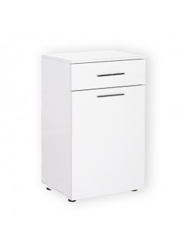 Καλάθι απλύτων Diamond Megapap σε χρώμα λευκό 52x38x83εκ. GP009-0049