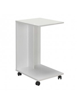 Βοηθητικό τραπέζι C-Shaped Megapap σε χρώμα λευκό 35x45x65εκ. 0118701 GP009-0195