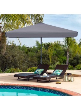Ομπρέλα κήπου Dylan Megapap αλουμινίου χρώμα ανθρακί 3x3m.