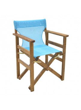 Διάτρητο πανί επαγγελματικό για πολυθρόνα σκηνοθέτη χρώματος τιρκουάζ Megapap