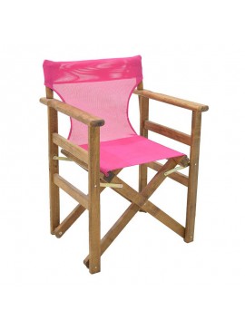 Διάτρητο πανί επαγγελματικό για πολυθρόνα σκηνοθέτη χρώματος φούξια Megapap