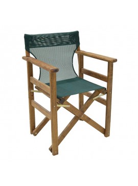 Διάτρητο πανί επαγγελματικό για πολυθρόνα σκηνοθέτη χρώματος κυπαρισσί Megapap