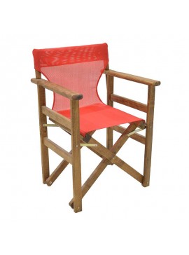 Διάτρητο πανί επαγγελματικό για πολυθρόνα σκηνοθέτη χρώματος κόκκινο Megapap