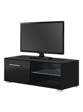 Έπιπλο τηλεόρασης Moon Megapap σε χρώμα μαύρο 110x40x40εκ. GP012-0003