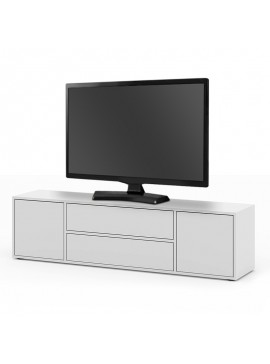 Μπουφές - Έπιπλο τηλεόρασης Ava Megapap σε χρώμα λευκό 154x35x41εκ. 0092365 GP012-0008