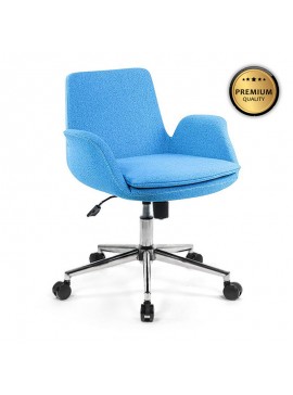 Καρέκλα εργασίας Maxim Up Megapap υφασμάτινη σε γαλάζιο 65x60x90εκ. GP018-0008,3