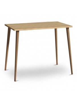 Τραπέζι Fiona Megapap από μελαμίνη χρώμα oak 90x55x75εκ. GP022-0007,1