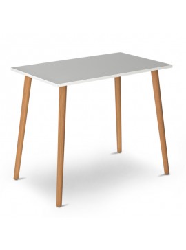 Τραπέζι Fiona Megapap από μελαμίνη χρώμα λευκό 90x55x75εκ. GP022-0033,3