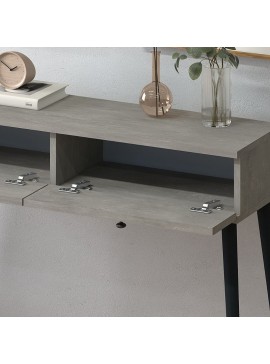 Κονσόλα Alis Megapap χρώμα γκρι ρετρό 110x29x88εκ.