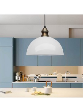 Φωτιστικό οροφής Tomas Megapap E27 μεταλλικό μονόφωτο χρώμα λευκό Ø25x100εκ.