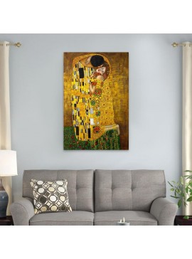 Πίνακας σε καμβά "The Kiss" Megapap ψηφιακής εκτύπωσης 60x90x3εκ. 0127971 arte-0127971