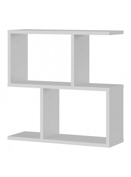 Βοηθητικό τραπεζάκι Homemania Megapap χρώμα λευκό 60x20x60εκ.