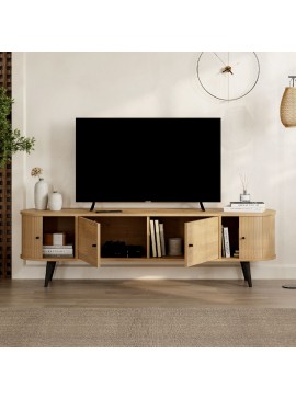 Έπιπλο τηλεόρασης Gentle Megapap χρώμα sapphire oak 180x40x52εκ.