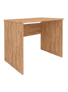 Γραφείο εργασίας Kalen Megapap από μελαμίνη χρώμα pine oak 90x60x74εκ.