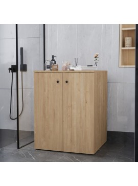 Έπιπλο πλυντηρίου Gray Megapap χρώμα sapphire oak 70x66x90εκ.
