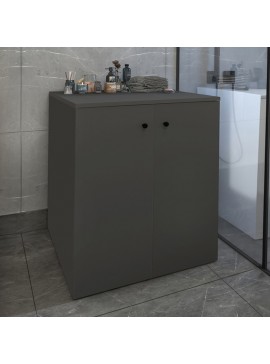 Έπιπλο πλυντηρίου Gray Megapap χρώμα ανθρακί 70x66x90εκ.