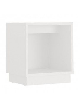 Κομοδίνο Gino Megapap χρώμα λευκό 40x35,3x45εκ.