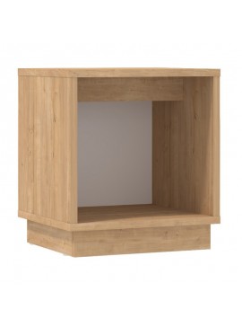 Κομοδίνο Gino Megapap χρώμα sapphire oak 40x35,3x45εκ.
