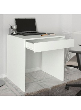 Γραφείο εργασίας Mida Megapap χρώμα λευκό 72x60x73,8εκ.