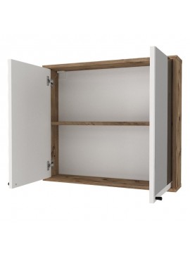 Καθρέπτης μπάνιου Lilian Μegapap χρώμα atlantic pine 75x14,6x65εκ.