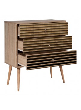 Συρταρτιέρα Soho Megapap χρώμα sonoma 80x40x90εκ.