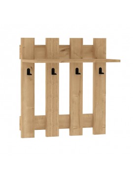Κρεμάστρα τοίχου Carina Megapap χρώμα sapphire oak 70x18x70εκ.