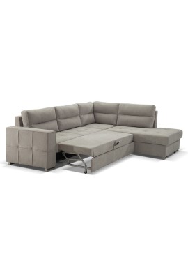 Matis Γωνιακός καναπές Lisabon 3 στοιχείων με αποθηκευτικό και κρεβάτι Αριστερή φορά 270x222x95εκ. Matis275