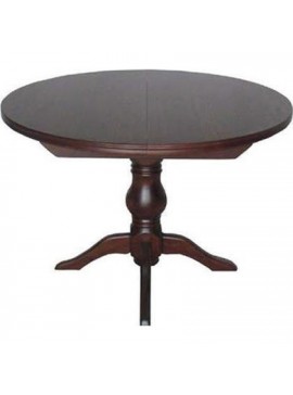 Bliumi  Τραπέζι Ξύλο Οξιάς Επεκτεινόμενο BLIUMI Natalie 1027 IN ​100(+30)x75 χρώμα Walnut BEST-651481399